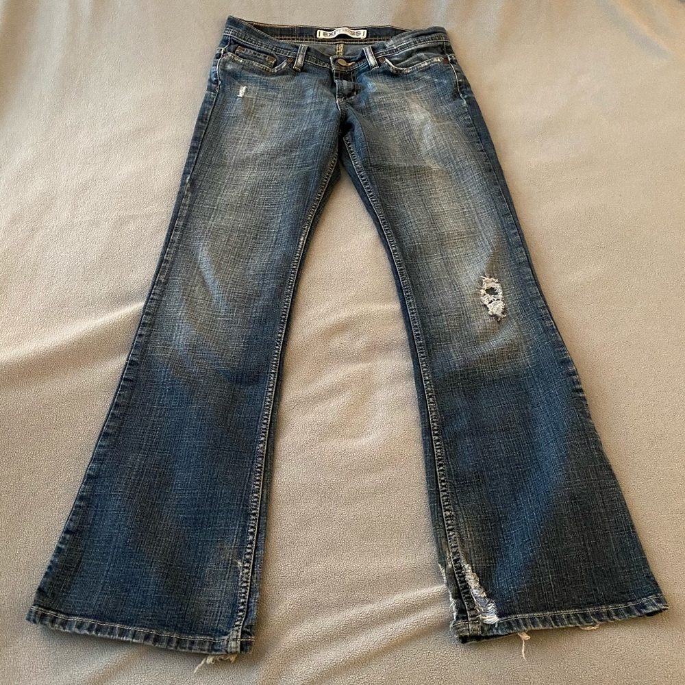 Distressed Bootcut Jeans by Express